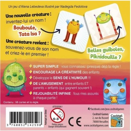 Face de Bouc - Jeu de société - Cocktail games - Asmodee
