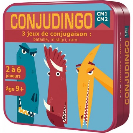Conjudingo CM1 CM2 - jeu éducatif de conjugaison - Cocktail Games