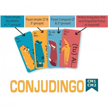 Conjudingo CM1 CM2 - jeu éducatif de conjugaison - Cocktail Games