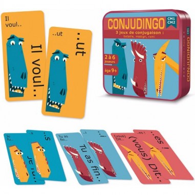 Conjudingo CM1 CM2 - jeu éducatif de conjugaison - Cocktail Games