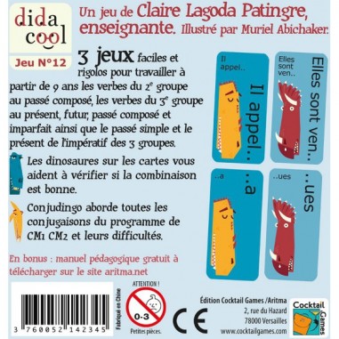Conjudingo CM1 CM2 - jeu éducatif de conjugaison - Cocktail Games