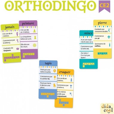 Orthodingo CE2 - Jeu de société - Cocktail Games