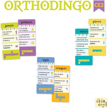 Orthodingo CE2 - Jeu de société - Cocktail Games