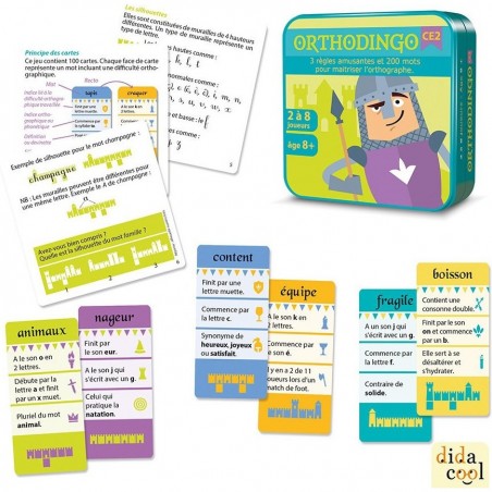 Orthodingo CE2 - Jeu de société - Cocktail Games