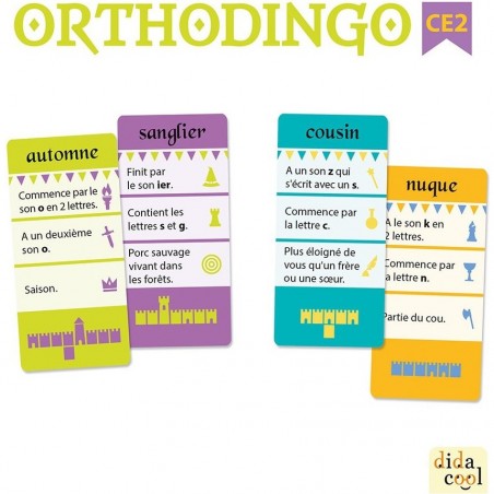Orthodingo CE2 - Jeu de société - Cocktail Games