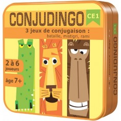 Conjudingo CE1 3 jeux de conjugaison - Cocktail Games