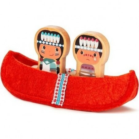 Figurines Lilliputiens - Le Tipi et Les Indiens