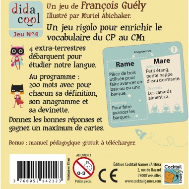Vocadingo CM1 - Jeu de société - Cocktail Games