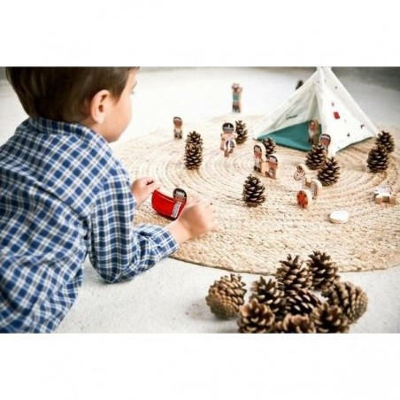 Figurines Lilliputiens - Le Tipi et Les Indiens