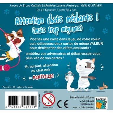 Crazy Mistigri - Jeu de société - Cocktail games - Asmodee