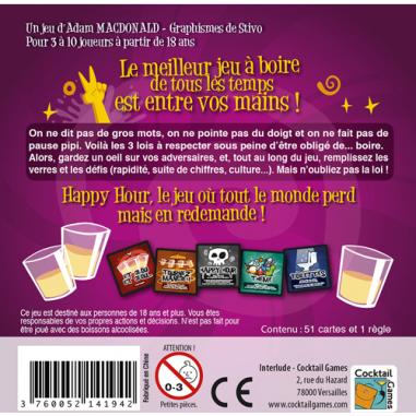 Happy Hour - Jeu de société - Cocktail games - Asmodee