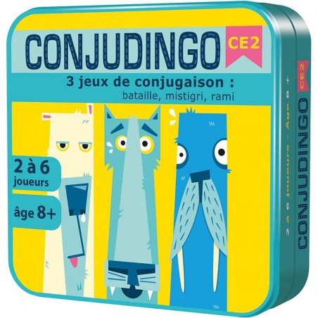 Conjudingo CE2 - jeu éducatif de conjugaison - Cocktail Games