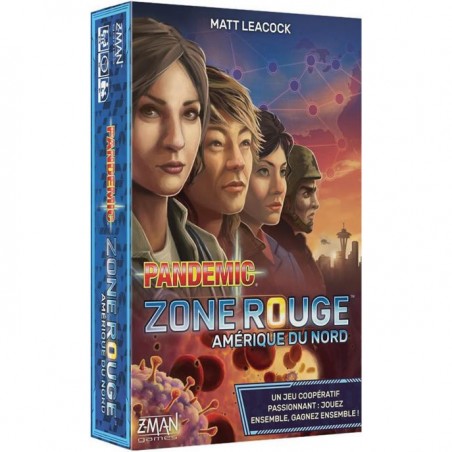 Pandemic Zone Rouge: Amérique Du Nord - Jeux de société - Zman Games - Z-man Games