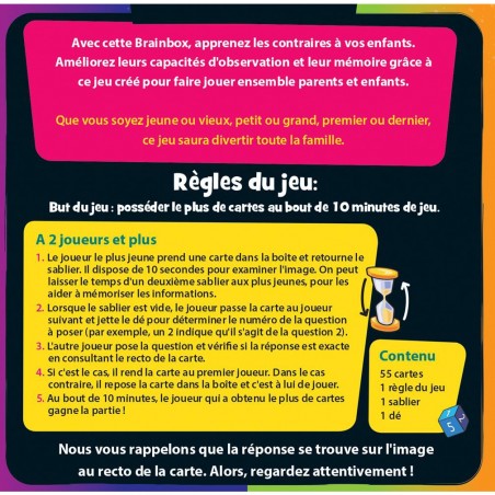 BrainBox: les Contraires - Jeux de société - Green Board Game Company - Asmodee