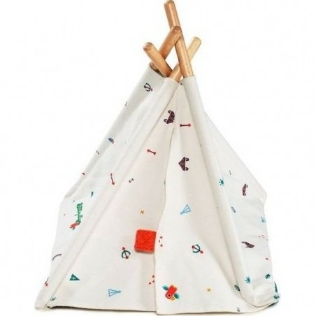 Figurines Lilliputiens - Le Tipi et Les Indiens
