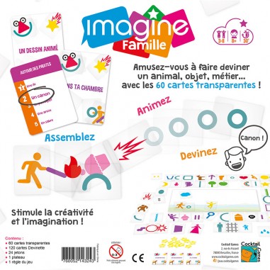 Imagine Famille - Jeux de société - Cocktail games - Asmodee