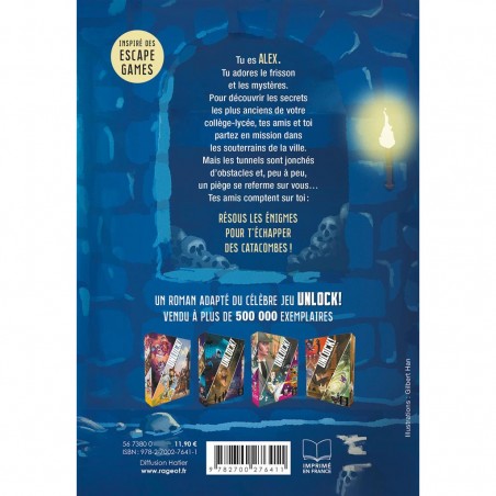 Unlock! Escape Geeks - Échappe-toi des Catacombes - Jeux de société - Rageot - Asmodee