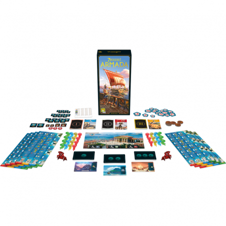 7 Wonders Nouvelle édition - Armada - Jeux de société - Repos Production - Asmodee