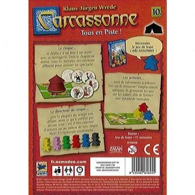 Carcassonne : Tous en Piste - Extension - Jeux de société - Filosofia Games
