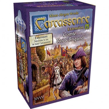 Carcassonne : Extension 6 - Comte, Roi et brigand - Z-man Games