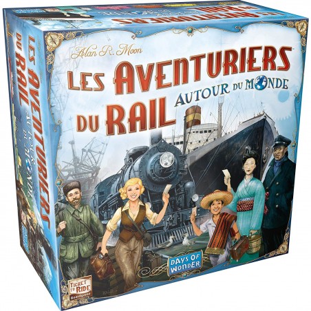 Les Aventuriers du Rail - Autour du Monde - Jeu de société - Days Of Wonder
