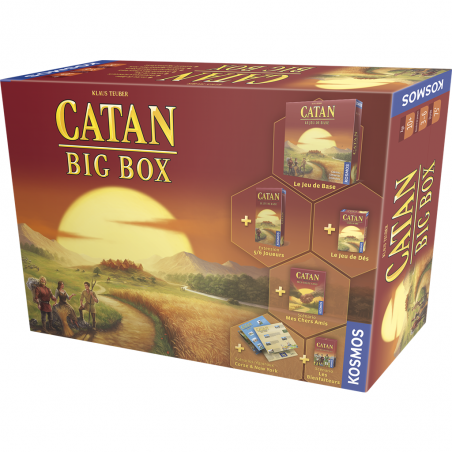 Catan Big Box - Jeu de Stratégie IncontournableEsprit Jeu - Asmodee