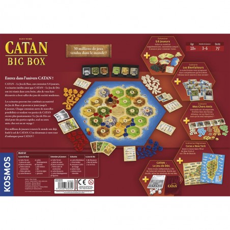 Catan Big Box - Jeu de Stratégie IncontournableEsprit Jeu - Asmodee