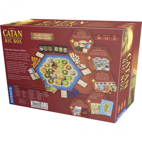 Catan Big Box - Jeu de Stratégie IncontournableEsprit Jeu - Asmodee
