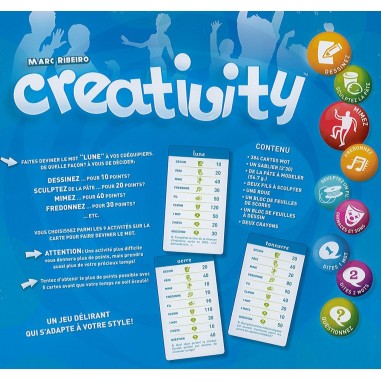 Creativity - Jeu de société - 9 modes de devinettes - Iello - Asmodee