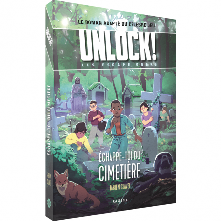 Unlock! Les Escape Geeks - Échappe-toi du cimetière! - Rageot - Jeux de société - Asmodee