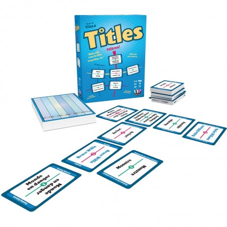 Titles - Jeu de Mots et d'Association - Cinéma - Asmodee