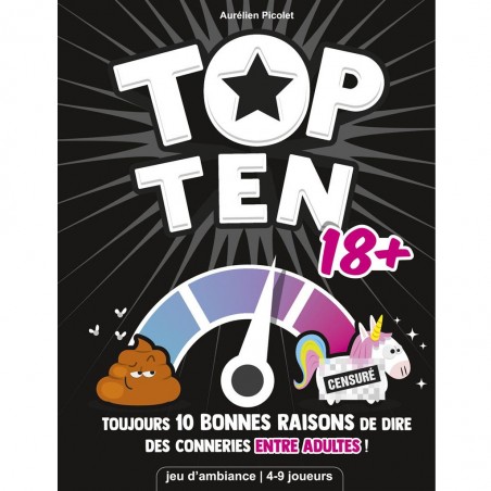 Top Ten 18+ - Cocktail games - Jeux de société - Asmodee