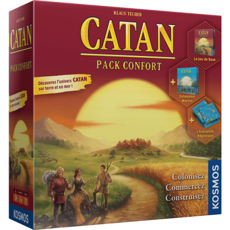 Catan - Pack Confort - Jeux de société - Kosmos