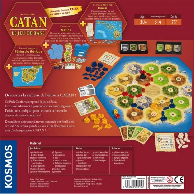 Catan - Pack Confort - Jeux de société - Kosmos