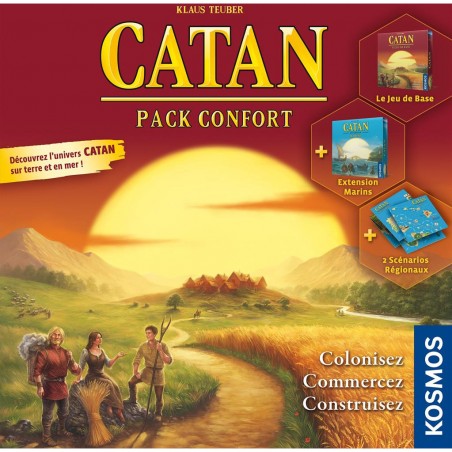 Catan - Pack Confort - Jeux de société - Kosmos