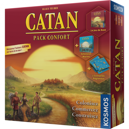 Catan - Pack Confort - Jeux de société - Kosmos