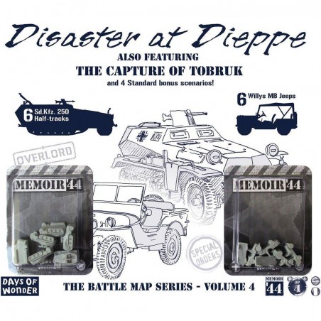Mémoire 44: Battle Maps 4 - Le Désastre de Dieppe - Jeux de société - Days Of Wonder
