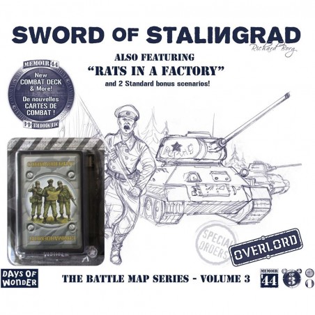 Mémoire 44: Battle Maps 3 - L'Epée de Stalingrad - Jeux de société - Days Of Wonder
