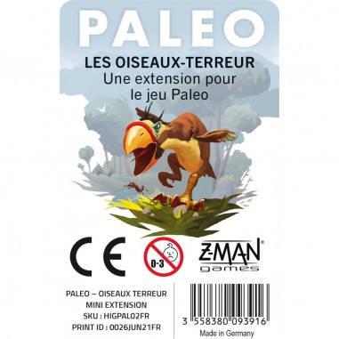 Les Oiseaux -Terreur - Ext. Paleo - Z-man Games