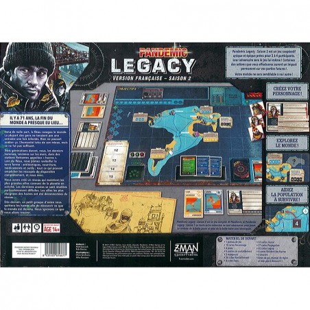 Pandemic Legacy Saison 2 - Noir - Jeux de société - Z-man Games