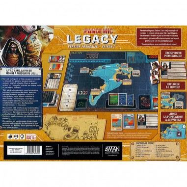 Pandemic Legacy - Saison 2 - Boite jaune -man Games - Z-man Games