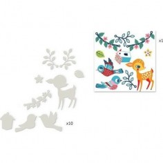 Plastique Magique "Le Faon et L'Oiseau" 2