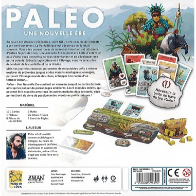 Paleo - Extension Une Nouvelle Ère - Hans im gluck - Jeux de société - Z-man Games