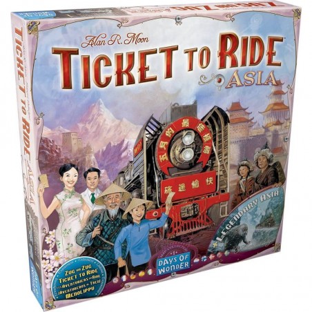 Les Aventuriers du Rail - Asie - Jeu de société - Days Of Wonder