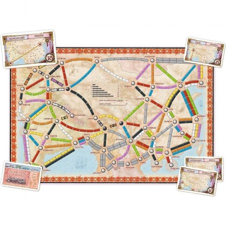 Les Aventuriers du Rail - Asie - Jeu de société - Days Of Wonder