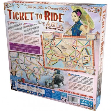 Les Aventuriers du Rail - Asie - Jeu de société - Days Of Wonder