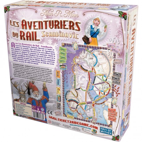 Les Aventuriers du Rail Scandinavie - Jeu de société - Days Of Wonder