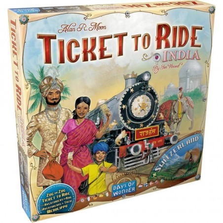 Les Aventuriers du Rail - Inde & Suisse - Jeu de société - Days Of Wonder