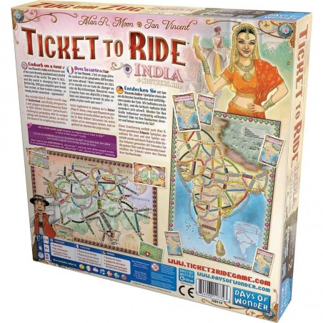 Les Aventuriers du Rail - Inde & Suisse - Jeu de société - Days Of Wonder