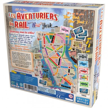 Les Aventuriers du Rail New York - Un jeu - Days Of Wonder